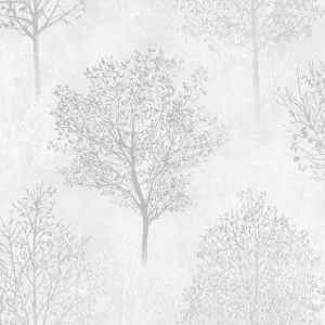 Arthouse Wonderland Trees Wallpaper - Mono