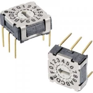 Rotary switch 42 Vdc 0.1 A Switch postions 16 Wuer