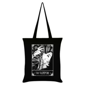 Deadly Tarot The Vampyre Tote Bag (One Size) (Black/White)