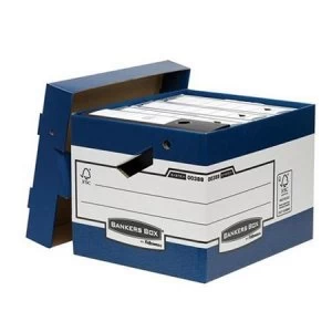 Fellowes Bankers Box System Heavy Duty ERGO Storage Box 1 x Pack of 10 Storage Box