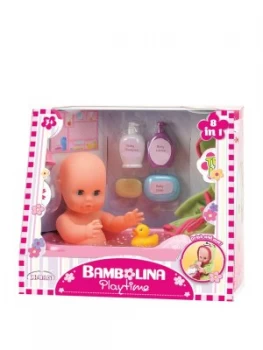 Bambolina 33Cm Bambolina Playtime Bath Baby Doll Set