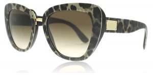 Dolce & Gabbana DG4296 Sunglasses Leoprint 199513 53mm
