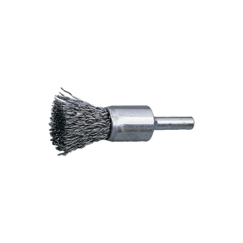 17MM Crimped Wire Flat End De-carbonising Brush - 30SWG