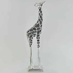 Giraffe Seconds Sculpture 38cm