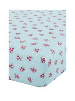 Catherine Lansfield Fairies Double Fitted Sheet - Single, Pink