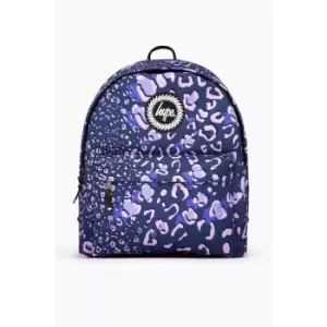 Hype Animal Print Backpack (One Size) (Purple/Lilac)