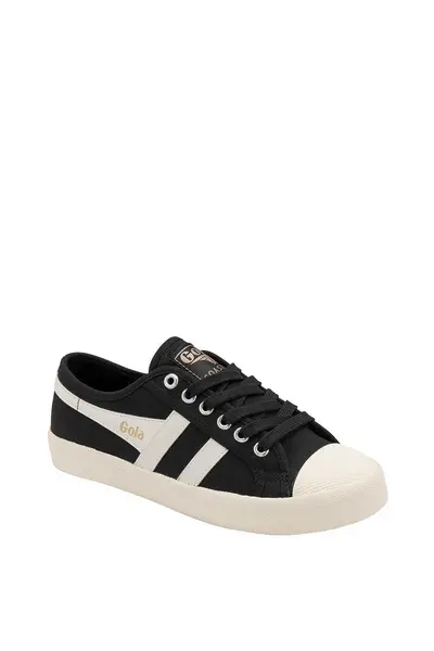 Gola 'Coaster' Canvas Lace-Up Trainers Black