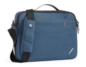 Myth 13" Laptop Briefcase Slate Blue Scratch Resistant Water Resistant Slingtech Cable Ready Luggage Pass Through Comfort Carry Technology