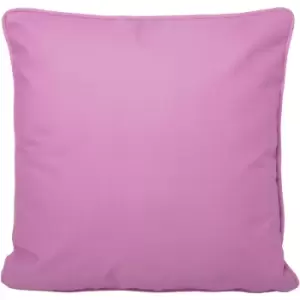 Fusion - Plain Dye Water Resistant Outdoor Filled Cushion, Pink, 43 x 43 Cm