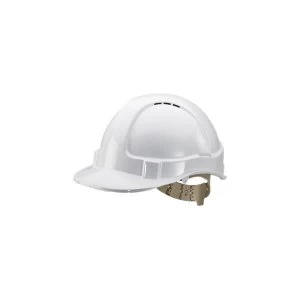 BBrand Comfort Vented Safety Helmet White