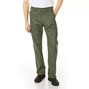 Lee Cooper Workwear Cargo Trousers Mens - Green