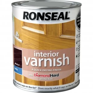 Ronseal Interior Satin Quick Dry Varnish Walnut 250ml