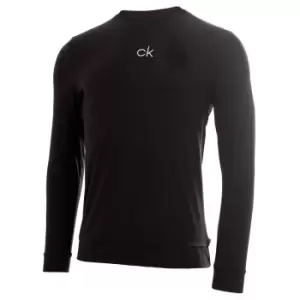 Calvin Klein BASELAYER WITH CK CHEST PRINT - Black - L