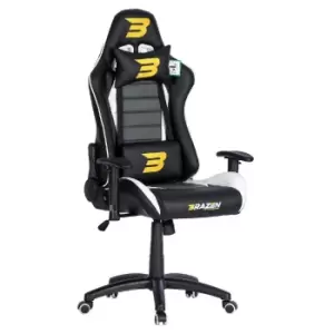 BraZen Sentinel Elite PC Gaming Chair, white