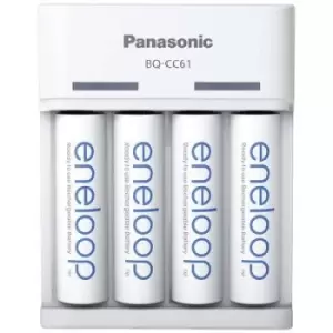 Panasonic BQ-CC61 + eneloop AA Charger for cylindrical cells NiMH AAA , AA