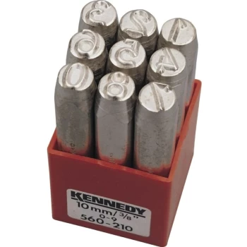 10.0MM (Set of 9) Figure Punches - Kennedy