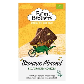 Farm Brothers Brownie & Almond Cookies 150g