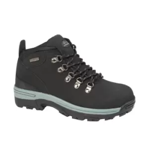 Johnscliffe Womens/Ladies Trek Leather Hiking Boots (4 UK) (Black)