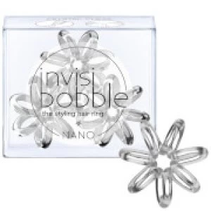 invisibobble Nano Hair Tie (3 Pack) - Crystal Clear