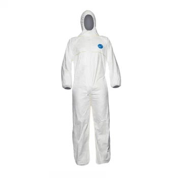 DuPont Easysafe Coverall Hooded Small White