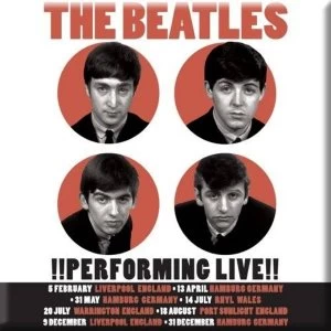 The Beatles - Performing Live Fridge Magnet