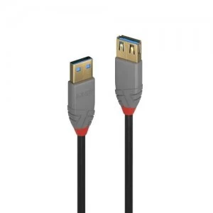 Lindy 36761 USB cable 1m 3.2 Gen 1 (3.1 Gen 1) USB A Black