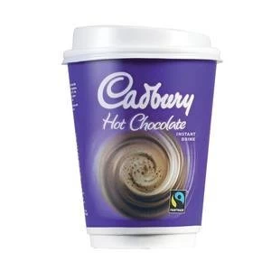 Original Kenco 2GO 340ml Instant Cadbury Hot Chocolate in a Cup Pack of 8 Cups