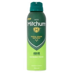 Mitchum Triple Odor Defense Supreme Fresh Aerosol 200ml