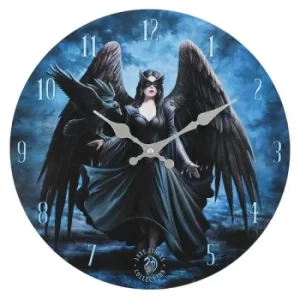 Anne Stokes Raven MDF Clock