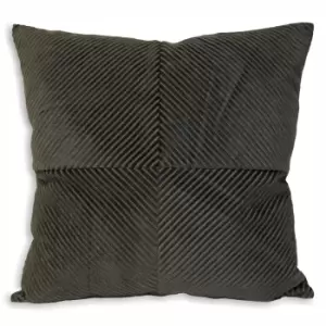 Riva Home Infinity Cushion Cover (55x55cm) (Charcoal)