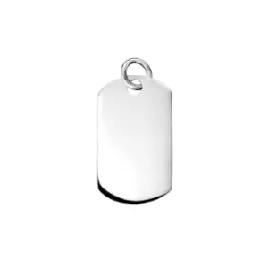 Sterling Silver Engravable Dog Tag Chain