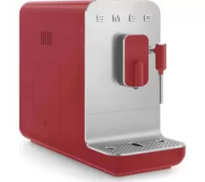 SMEG BCC02RDMUK Bean to Cup Coffee Machine - Matte Red