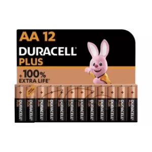 Duracell Plus Power AA Alkaline Batteries (12 Pack)