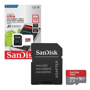 SanDisk Ultra 200GB MicroSDXC Memory Card