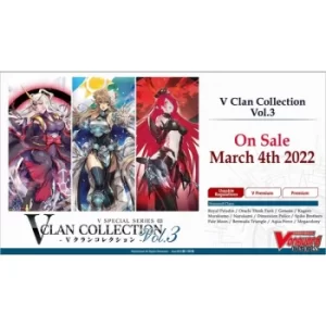 CardFight Vanguard OverDress TCG: V Clan Collection Vol.3 Booster Box (16 Packs)
