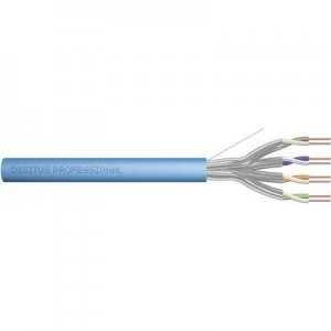 Digitus DK-1623-A-VH-1 Network cable CAT 6A U/FTP 4 x 2 x 0.25 mm² Light blue 100 m
