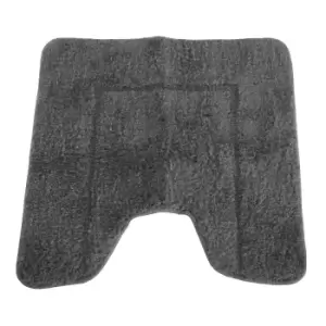 Mayfair Cashmere Touch Ultimate Microfibre Pedestal Mat (50x50cm) (Grey)