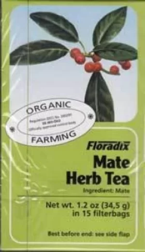 Floradix Organic Mate Tea 15 Filterbags