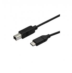 StarTech.com USB-C to USB-B Printer Cable M/M 3M Black