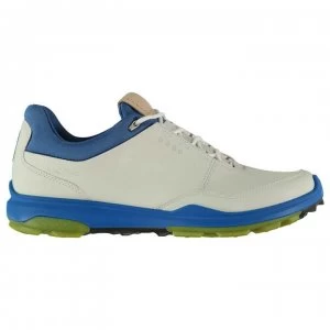 Ecco Biom Hybrid 3 Mens Golf Shoes - White/Blue