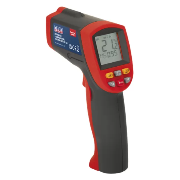 Genuine SEALEY VS907 Infrared Laser Digital Thermometer 12:1