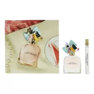 Marc Jacobs Perfect 2 Piece Gift Set: Eau de Parfum 50ml - Eau de Parfum 10ml TJ Hughes