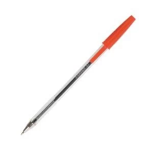 Q-Connect Ballpoint Pen Medium Red Pack of 20 KF34044