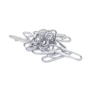 5 Star Office Paperclips Metal Large Length 33mm Lipped Plain Pack 1000