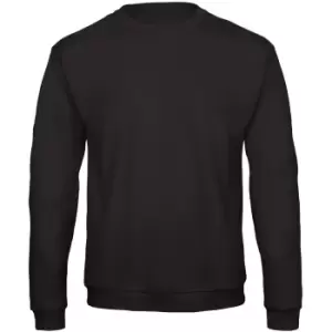 B&C Adults Unisex ID. 202 50/50 Sweatshirt (M) (Black)