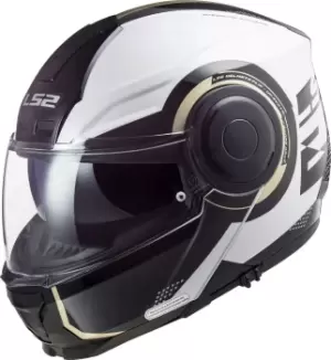 LS2 FF902 Scope Arch Helmet, white-silver Size M white-silver, Size M