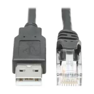 Tripp Lite U009-006-RJ45-X USB-A to RJ45 Rollover Console Cable...
