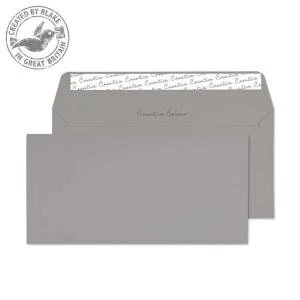 Blake Creative Colour DL 120gm2 Peel and Seal Wallet Envelopes Storm