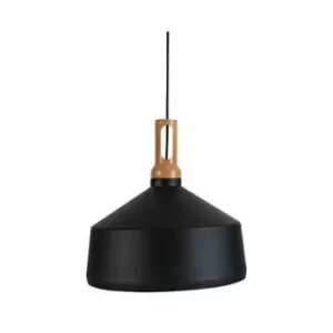Larissa Lighting - Larissa Petrich Dome Ceiling Pendant 1 Light Aluminium Black
