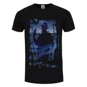 Grindstore Mens Freddy Krueger Silhouette T-Shirt (M) (Black)